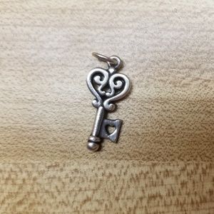 SOLD for $25 locally - James Avery Key Heart Charm